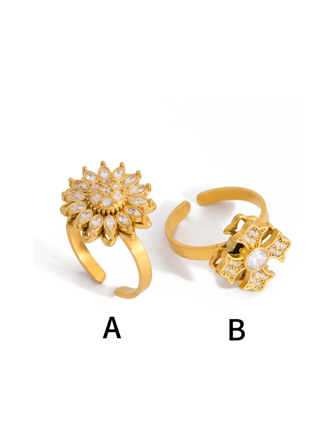 SPINNING GEM RING