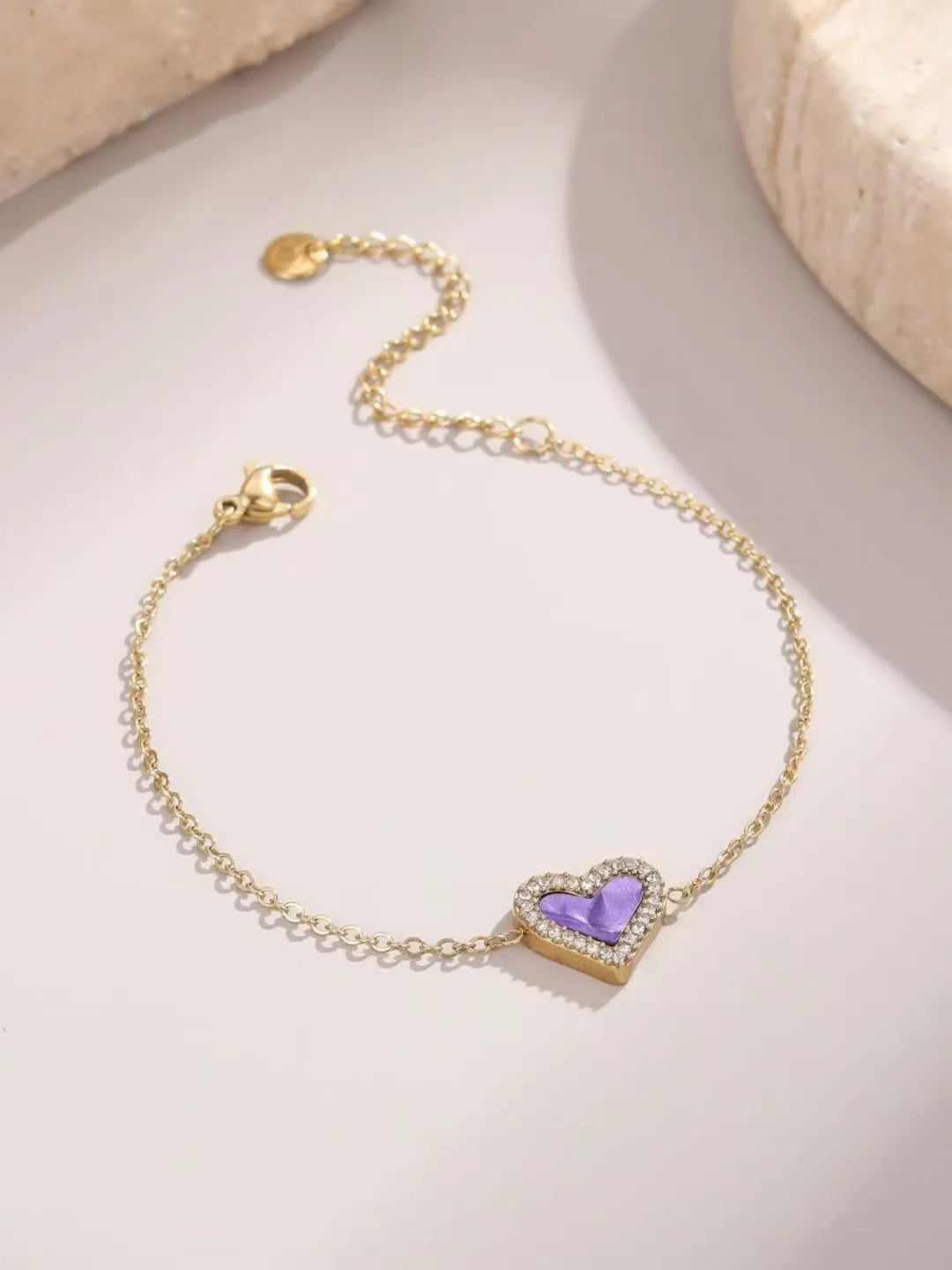 PAVE HEART BRACELET