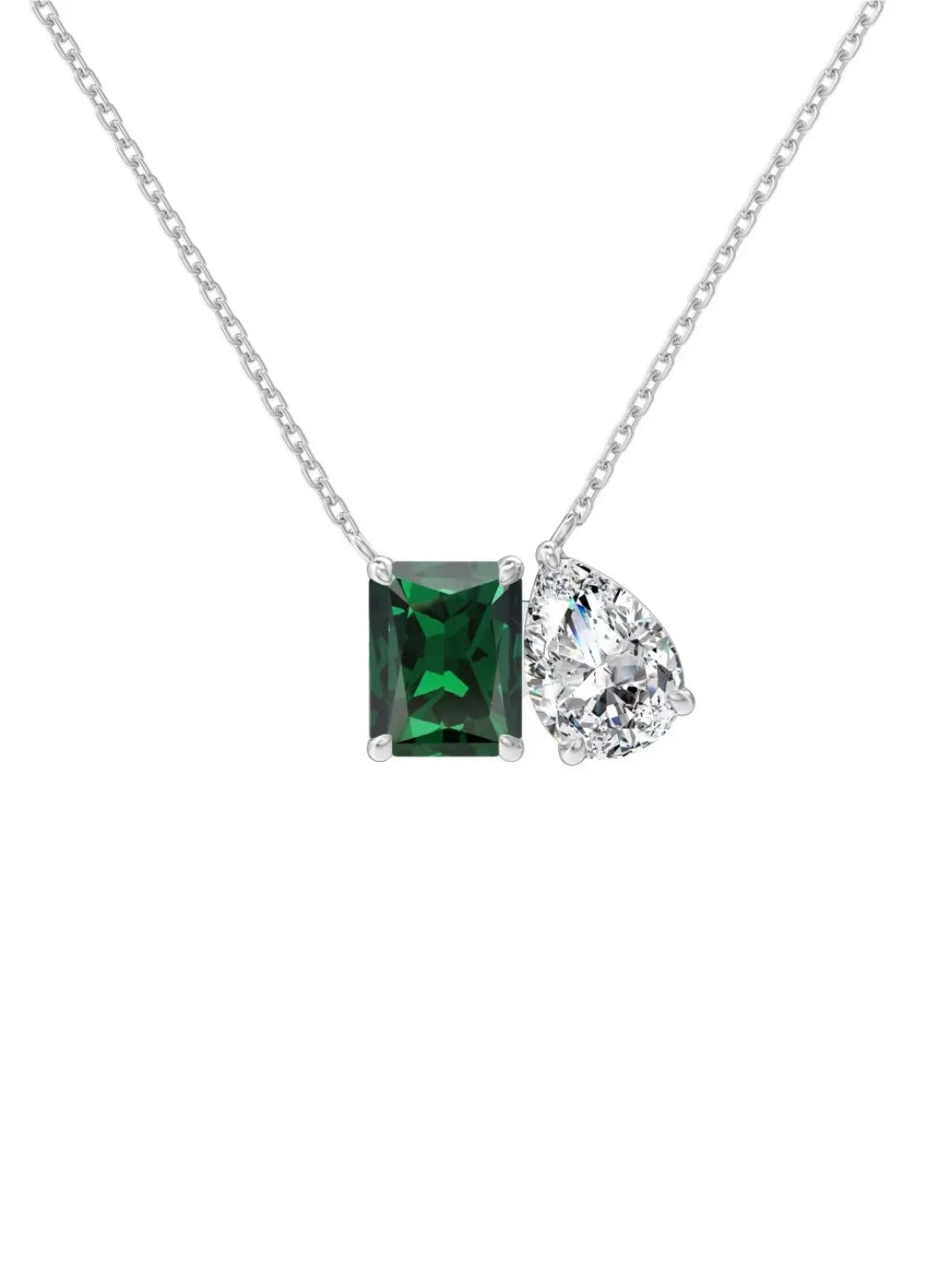 EMERALD-TONE CZ JEWELRY