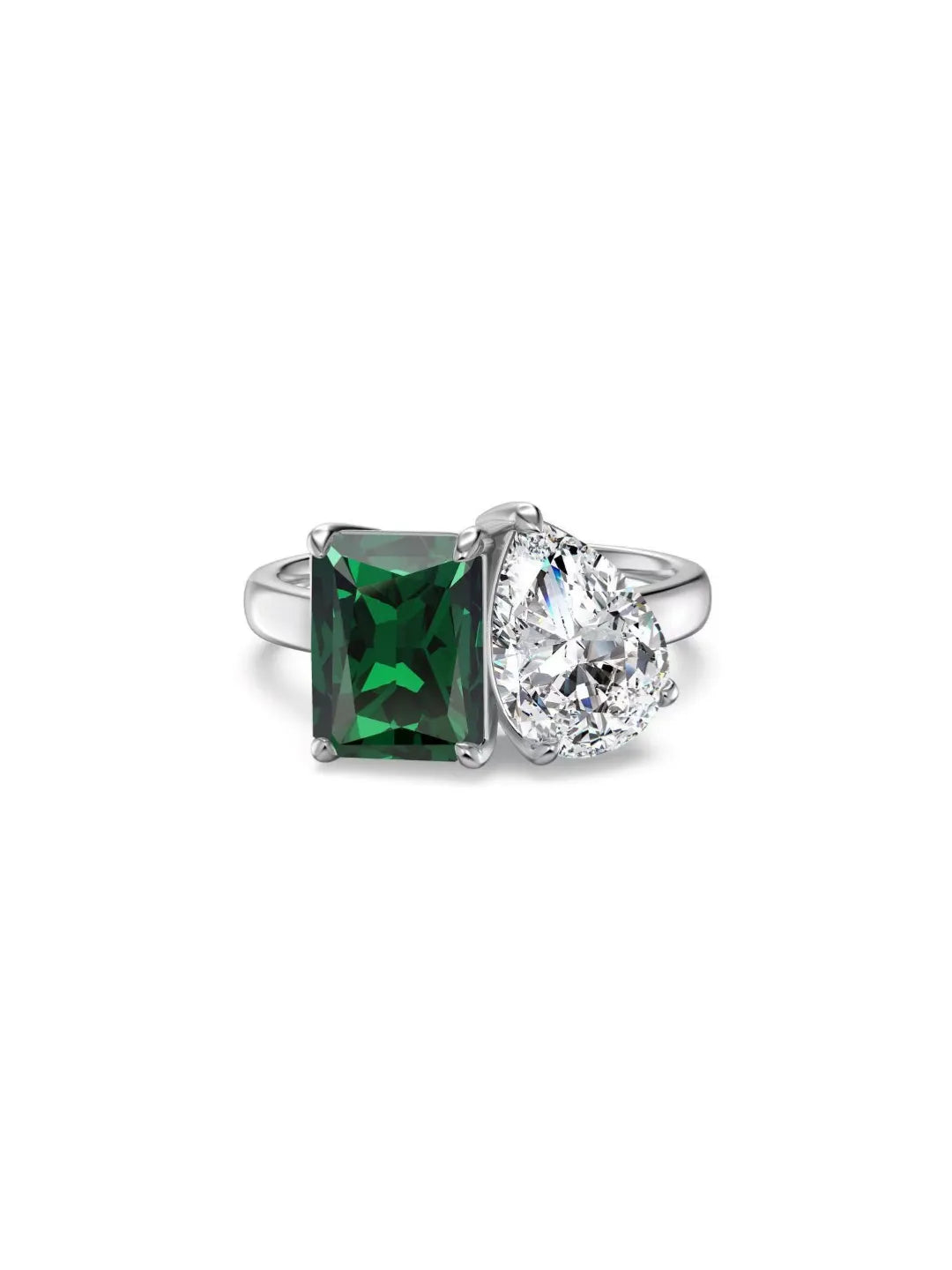 EMERALD-TONE CZ JEWELRY