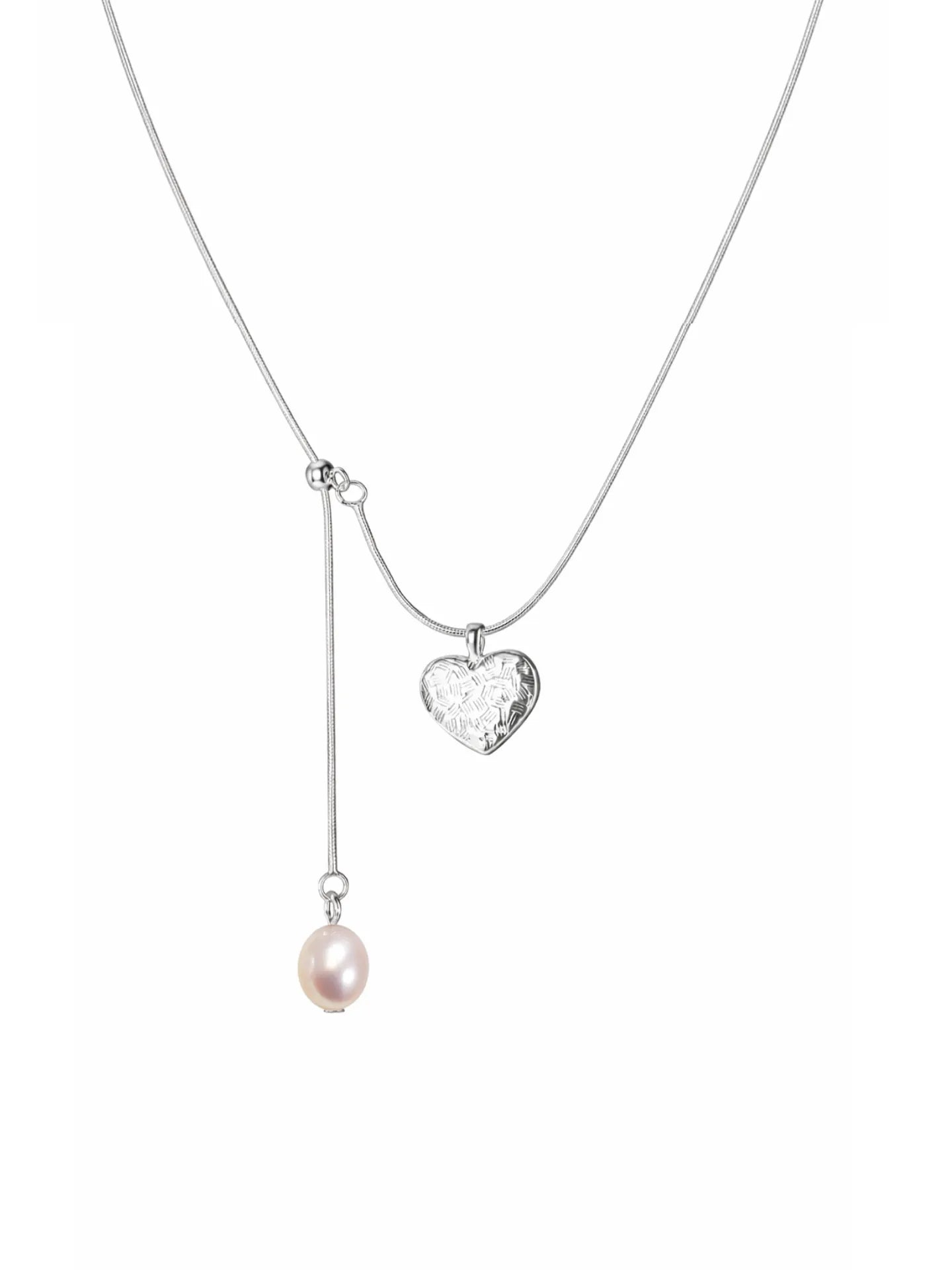 テクスチャードハートフリンジ