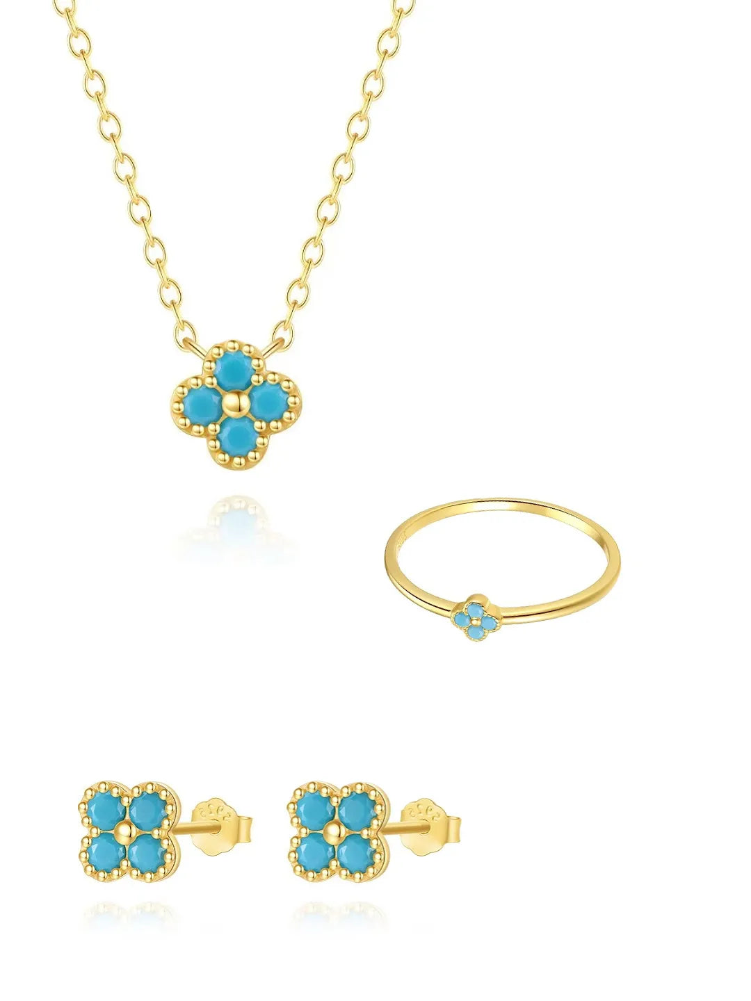 TURQUOISE PETAL JEWELRY