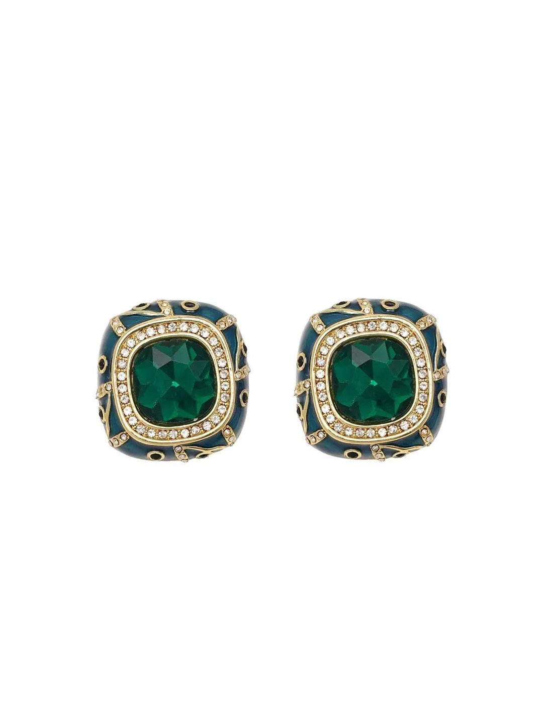 ENAMEL TEXTURE EARRINGS