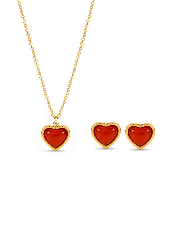 PEARL HEART SET