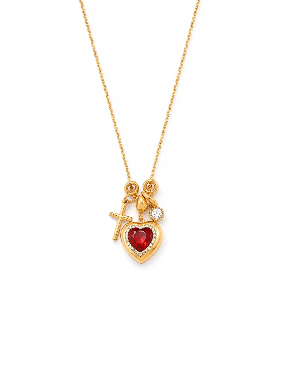HEART CROSS NECKLACE