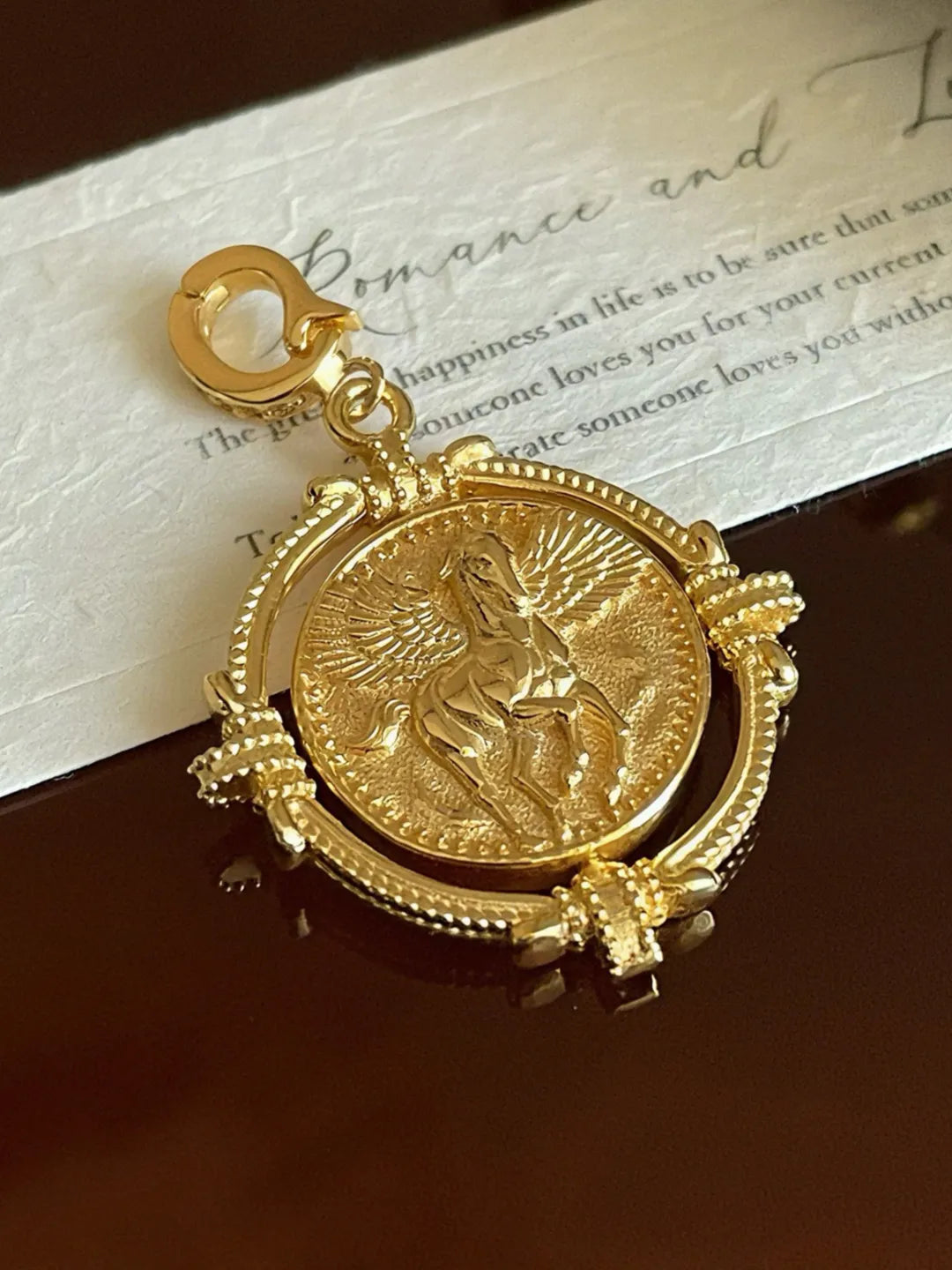PEGASUS COIN PENDANT