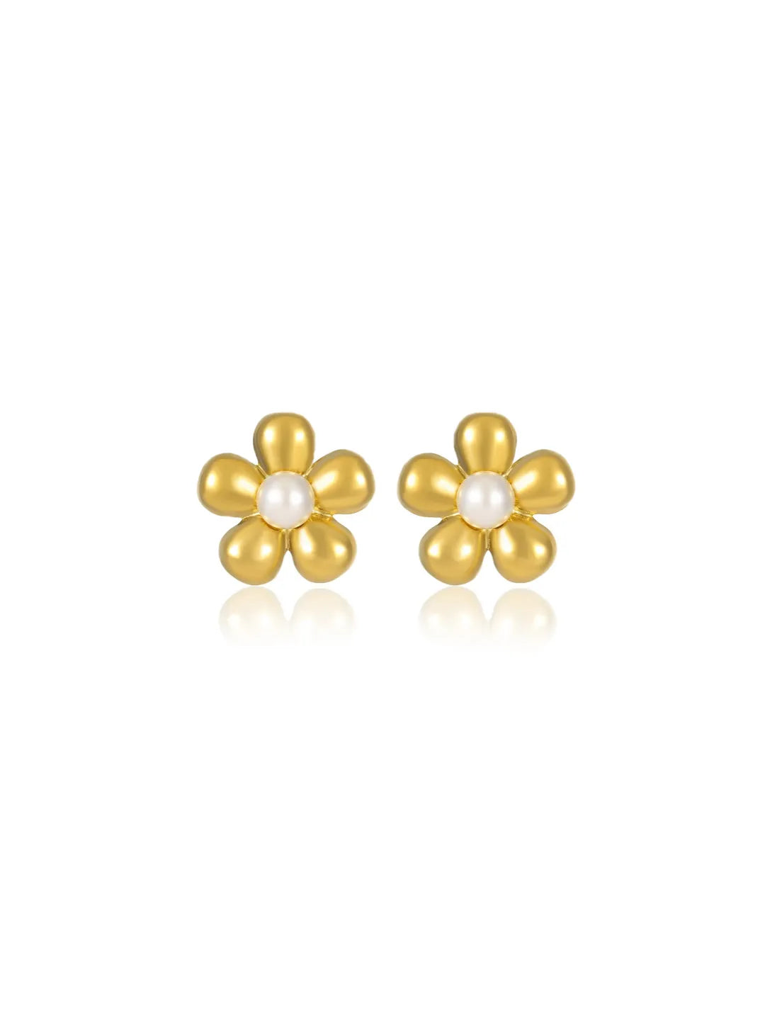 PEARL FLORAL EARRINGS