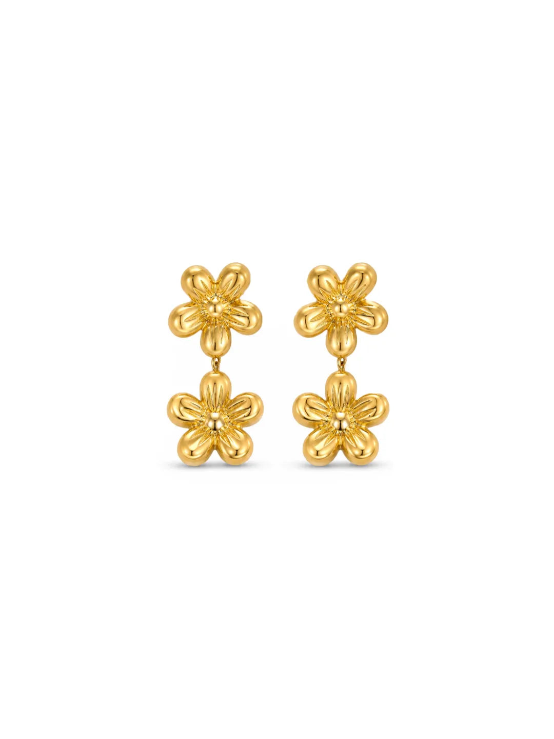 FLORAL FRINGE EARRINGS