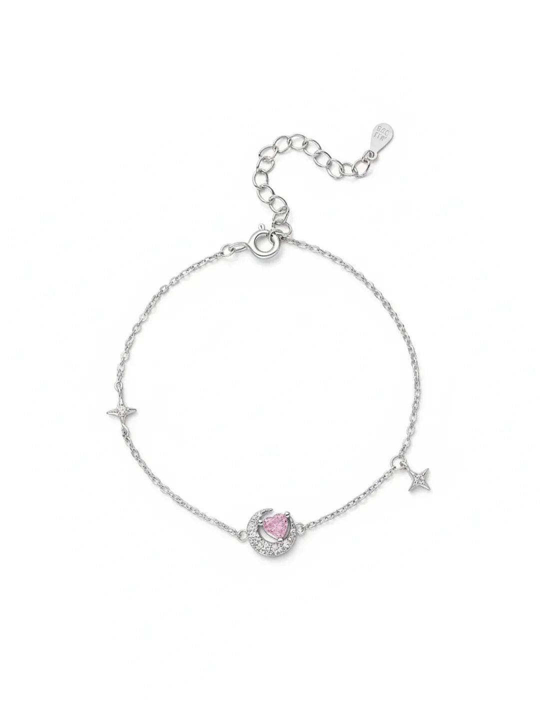 MOON HEART SILVER JEWELRY