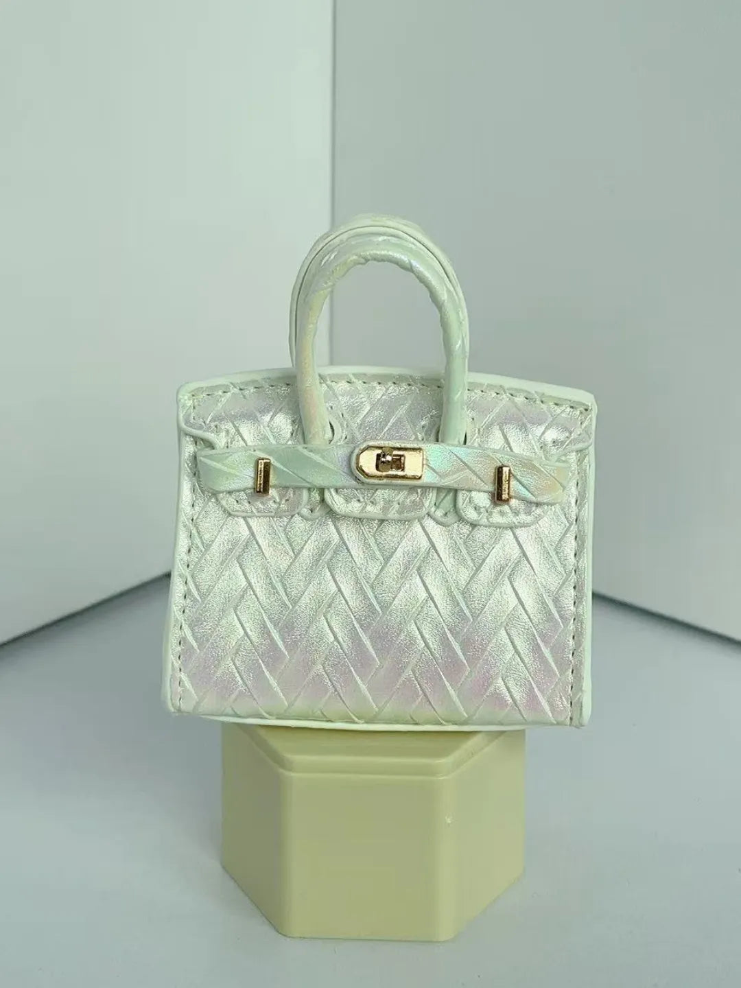SAGE WOVEN MINI BAG