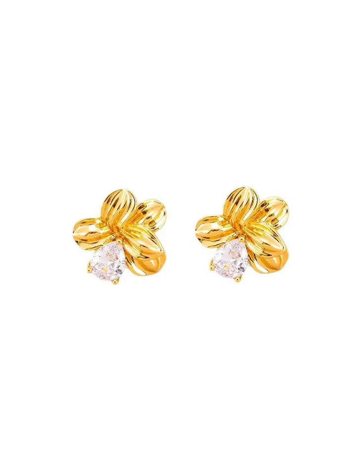 BLOOM ZIRCON EARRINGS