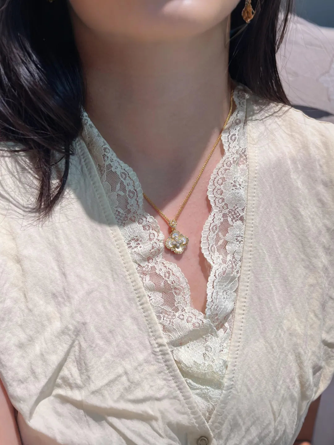 PEARL CLOVER SET