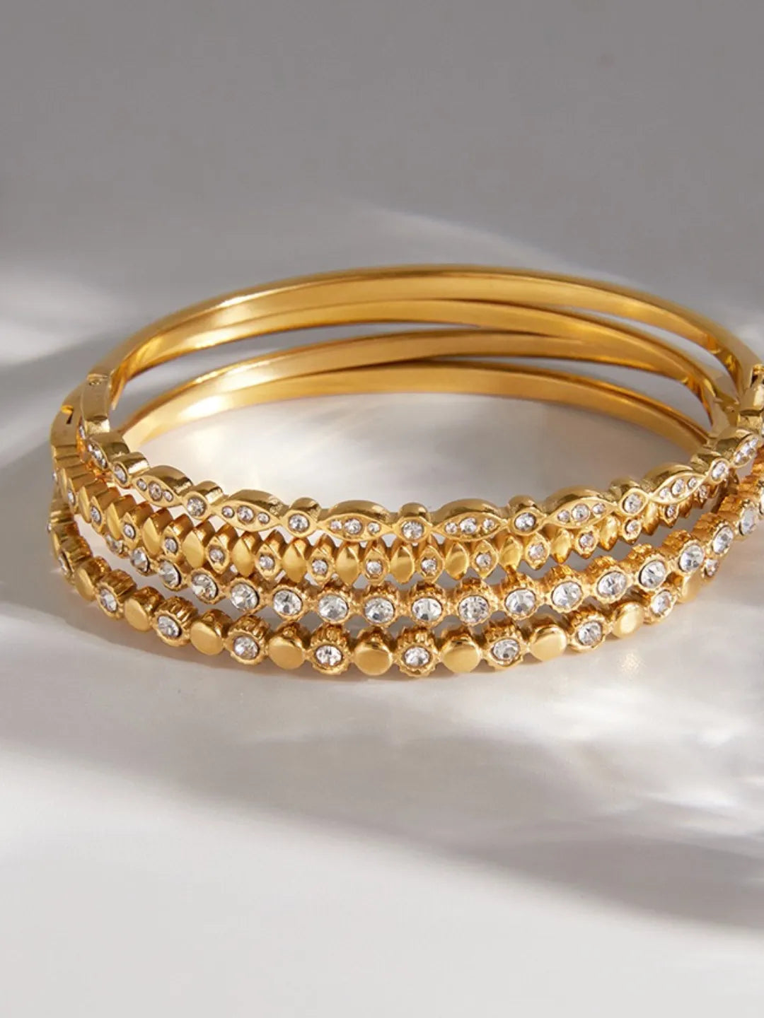 RHINESTONE LUXE BANGLE
