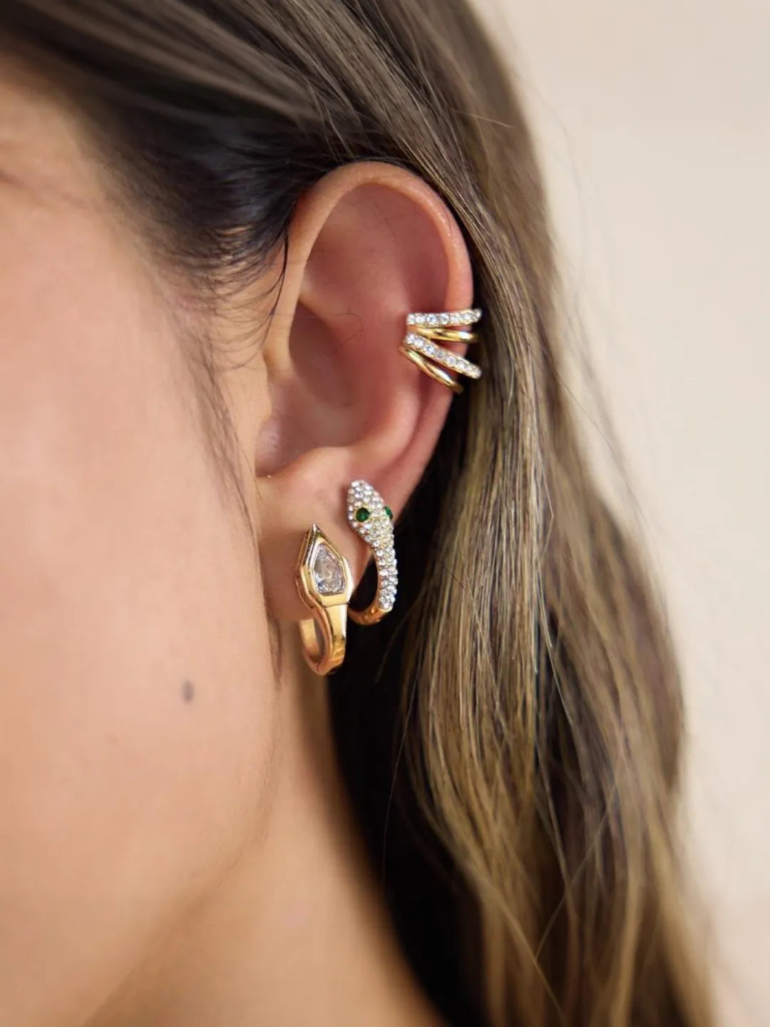SERPENT GLOW EARRINGS