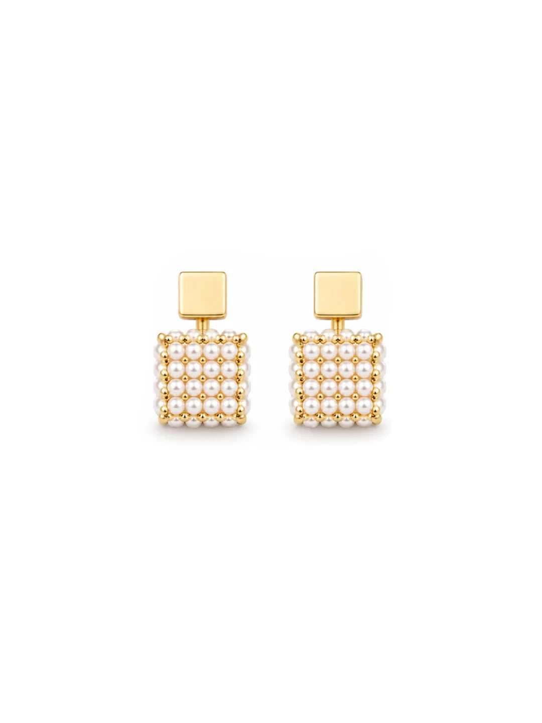 3D PEARL EARRINGS