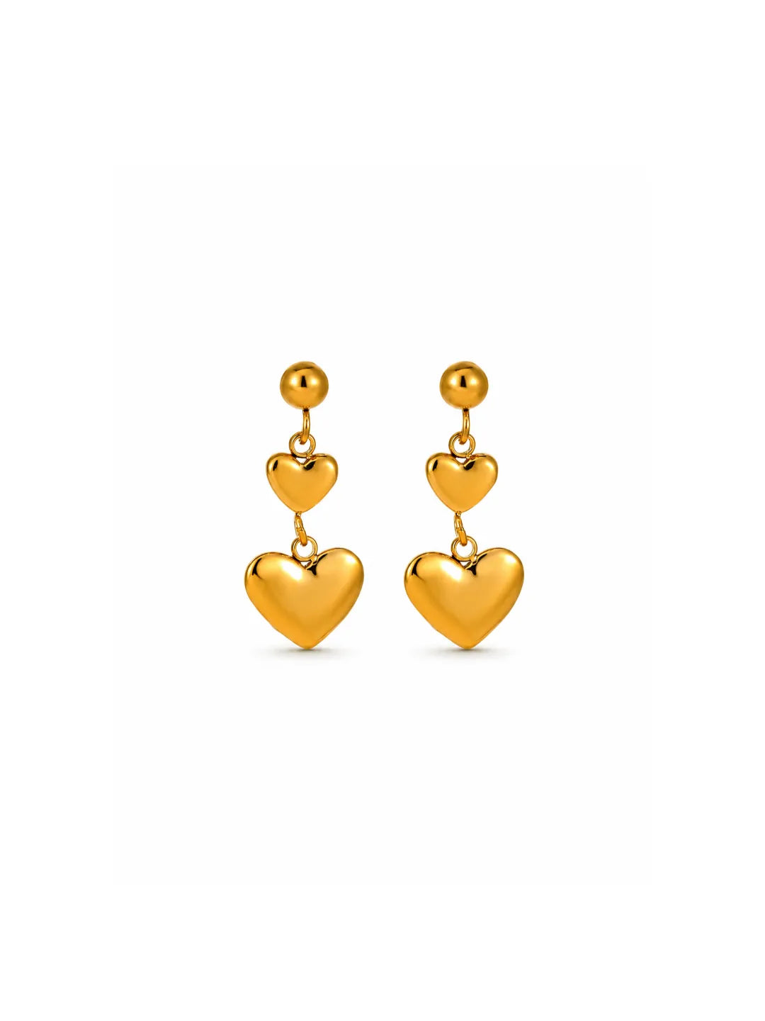 HEART DROP EARRINGS