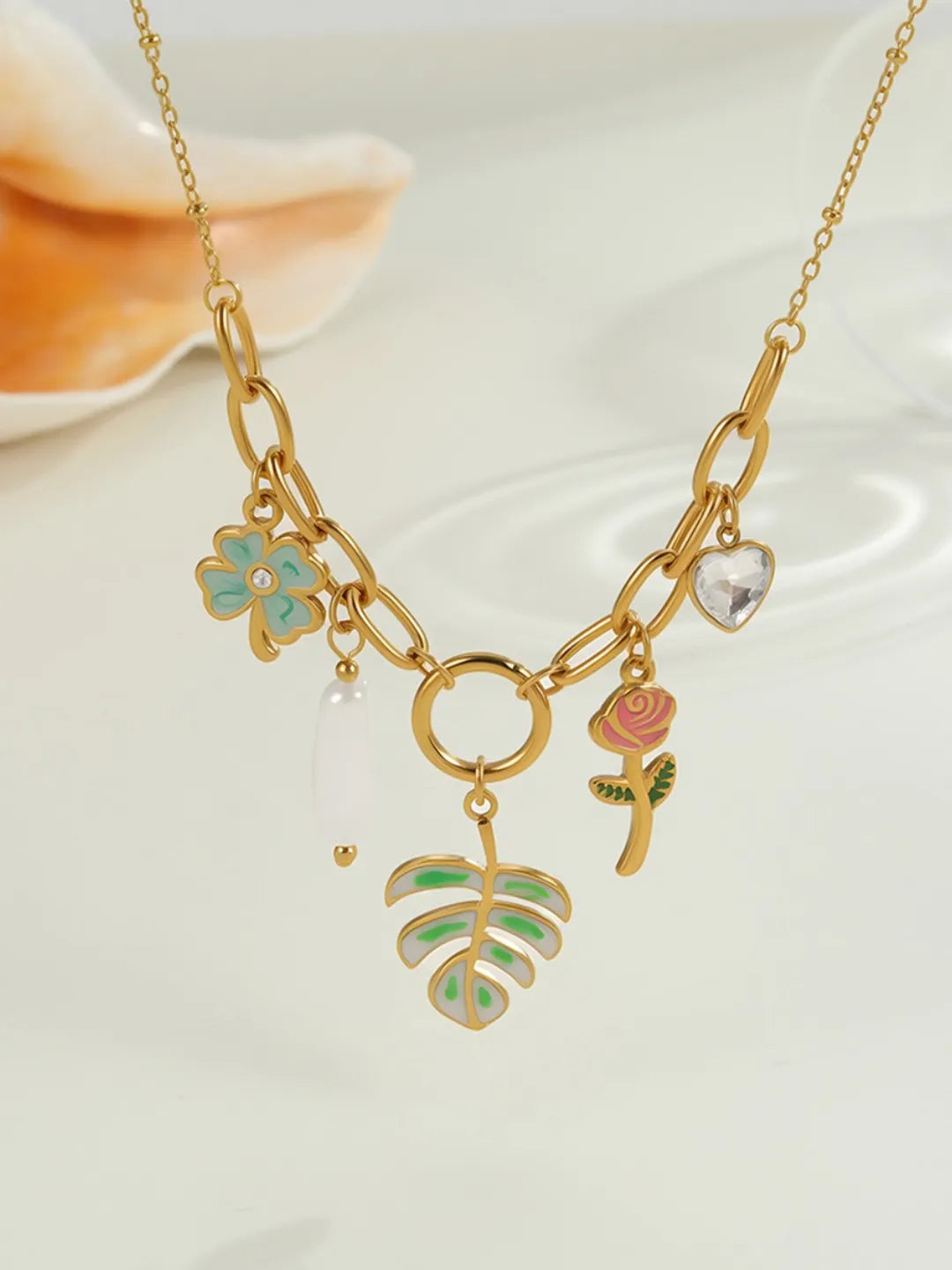 FLORAL MULTI-LAYER NECKLACE