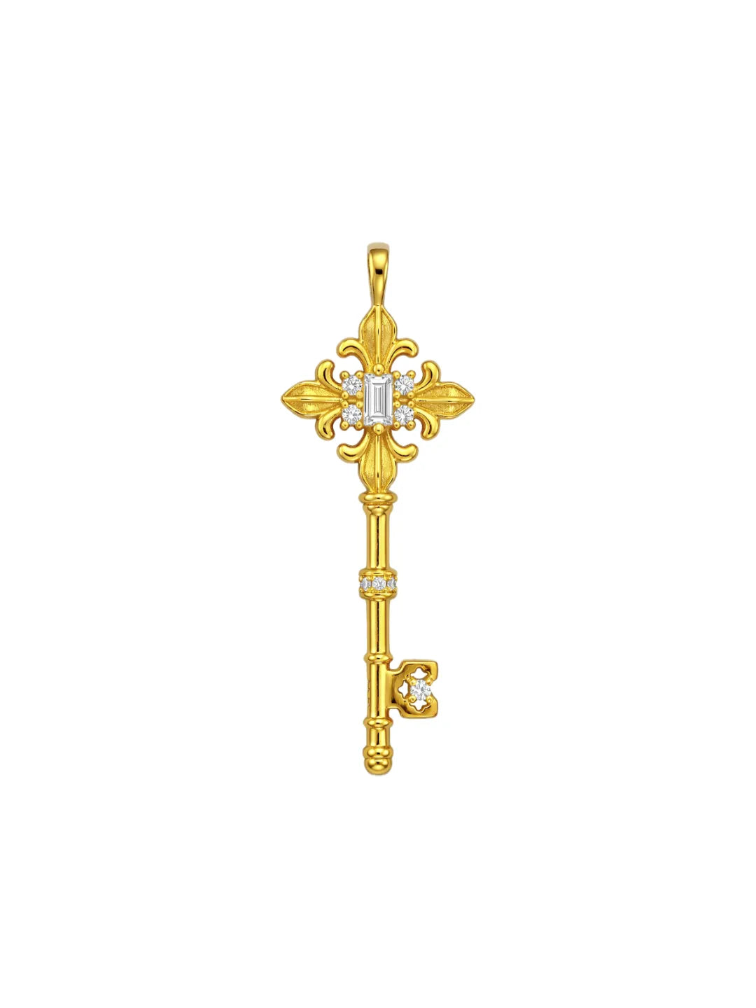 IRIS CROSS KEY PENDANT