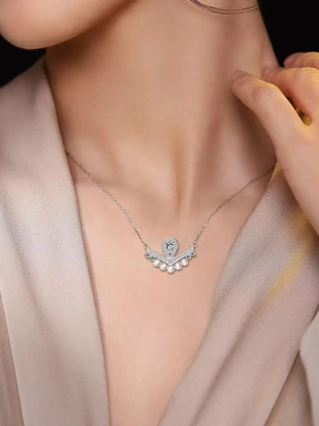 CROWN PEARL SILVER JEWELRY