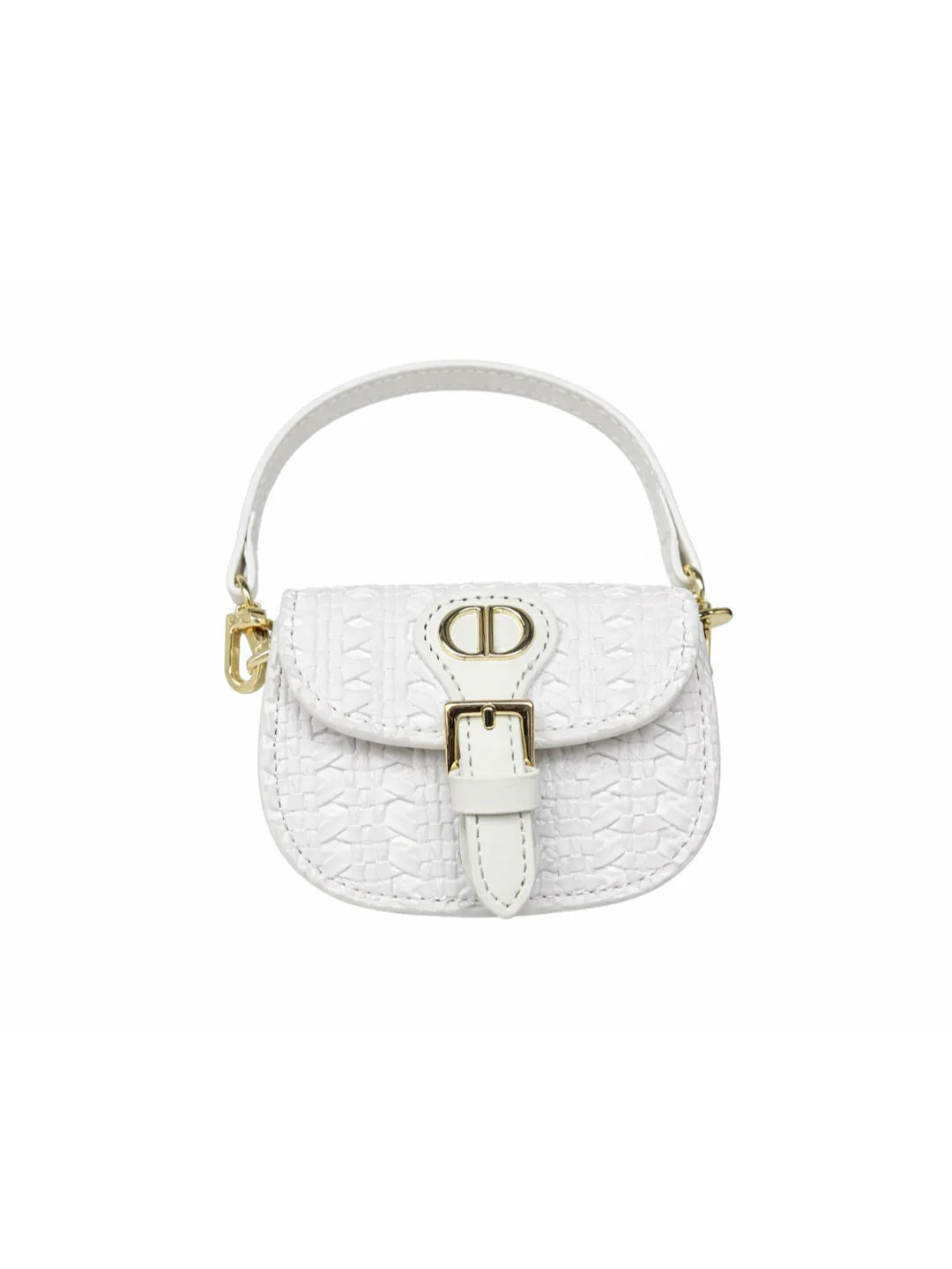 IVORY BRAIDED MINI BAG