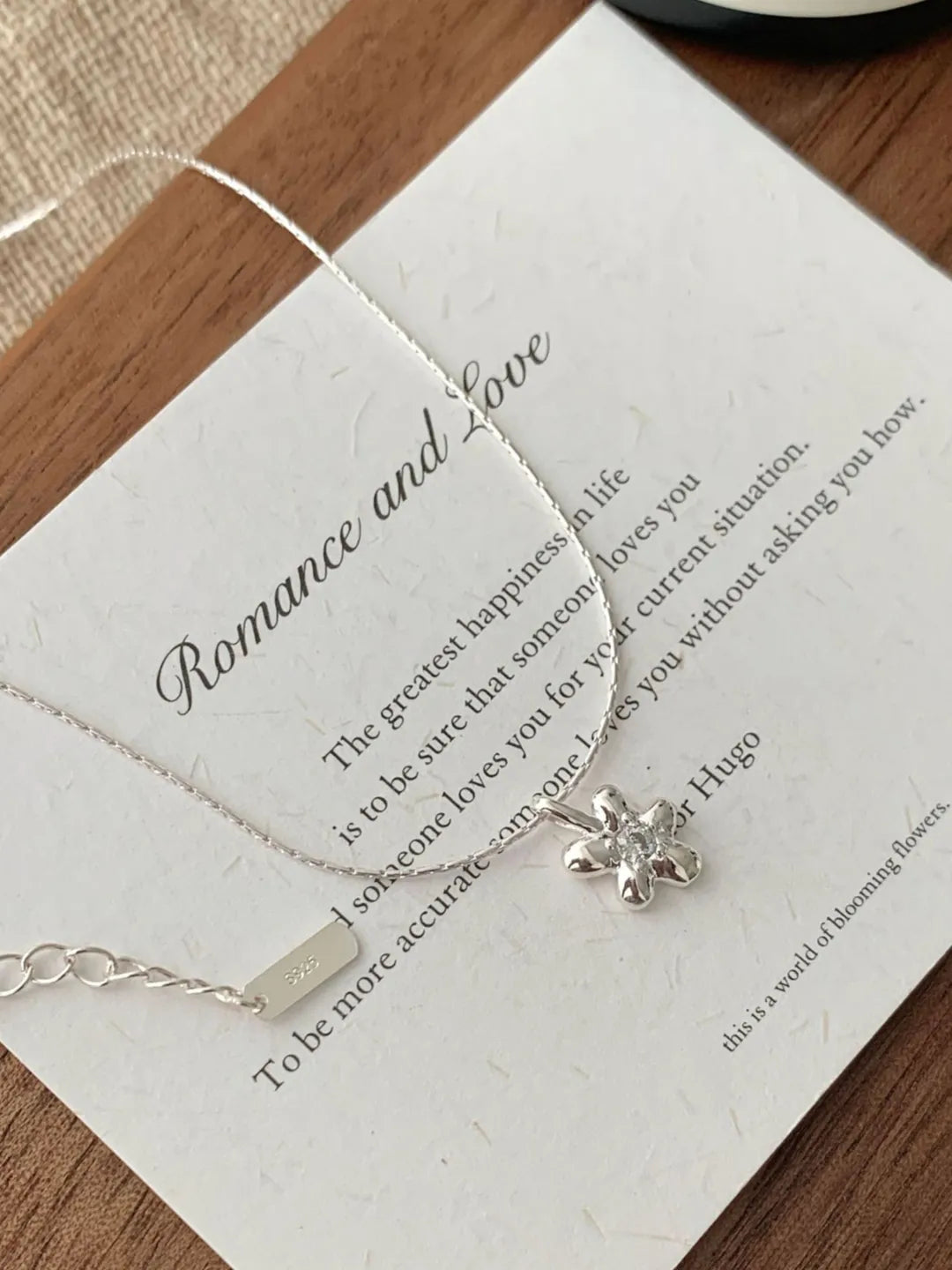 FLORAL GEM NECKLACE