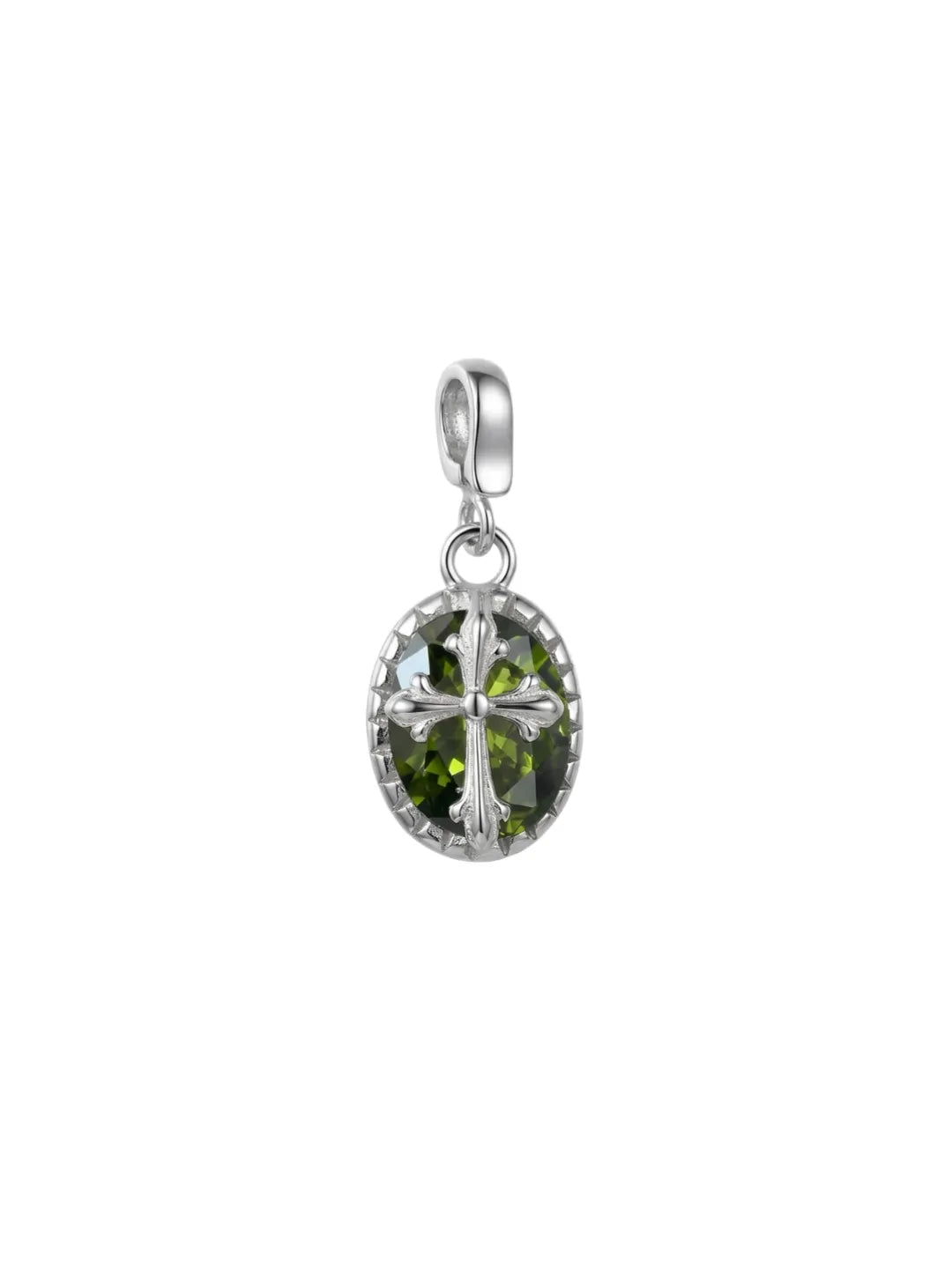 OVAL CROSS PENDANT