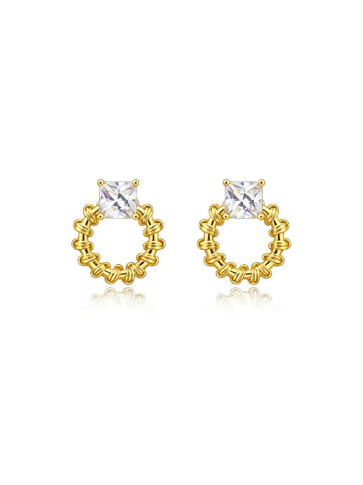 ZIRCON STUD EARRINGS