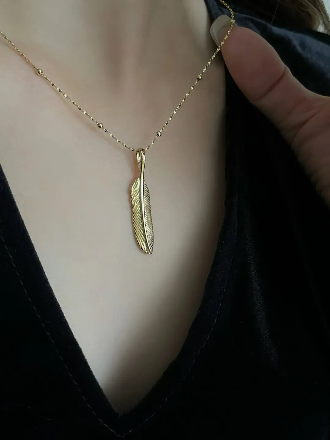 BOHO FEATHER PENDANT