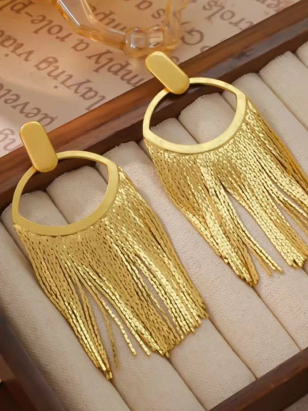 BAROQUE STATEMENT TASSEL EARRINGS