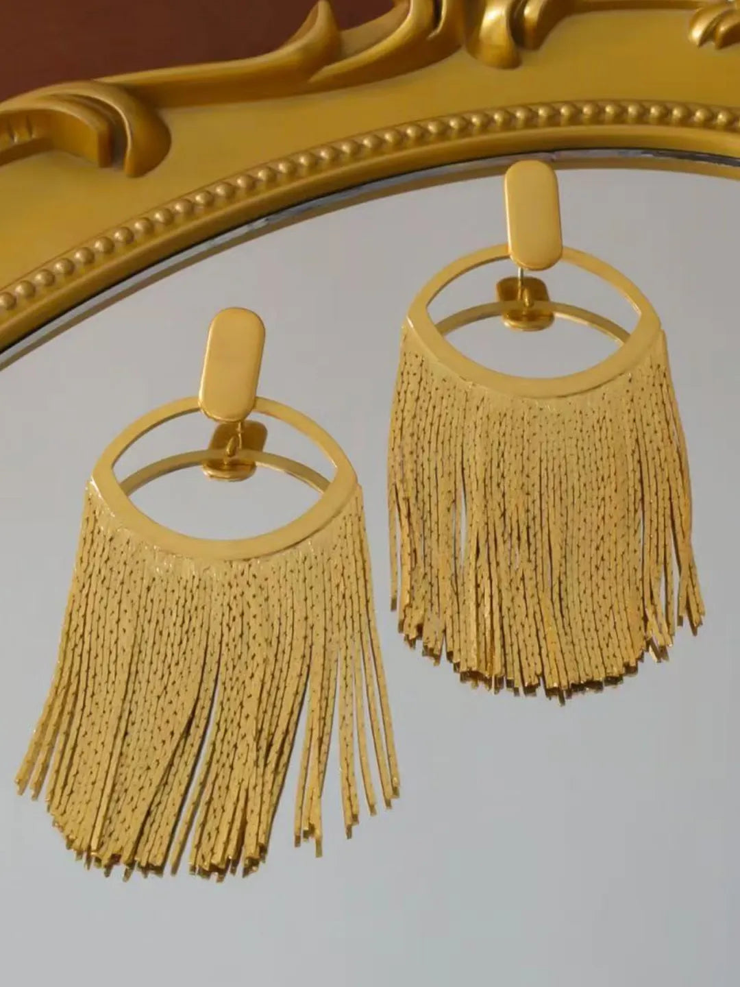 BAROQUE STATEMENT TASSEL EARRINGS