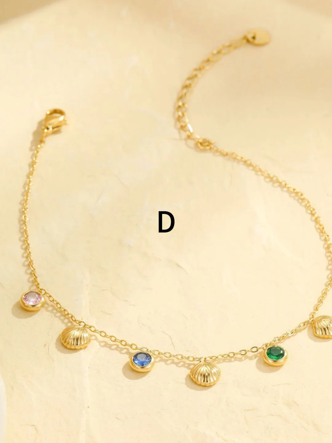 COLORFUL DIAMOND ANKLET
