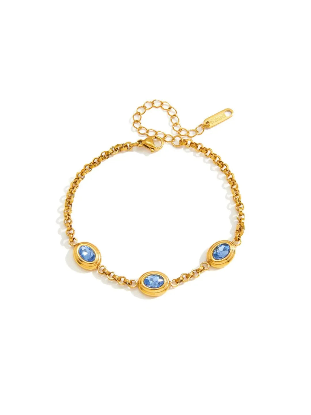 BLUE CZ BRACELET