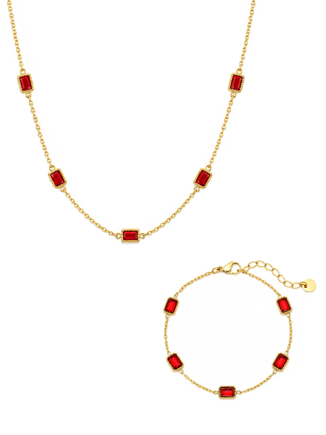 RUBY ZIRCON SET