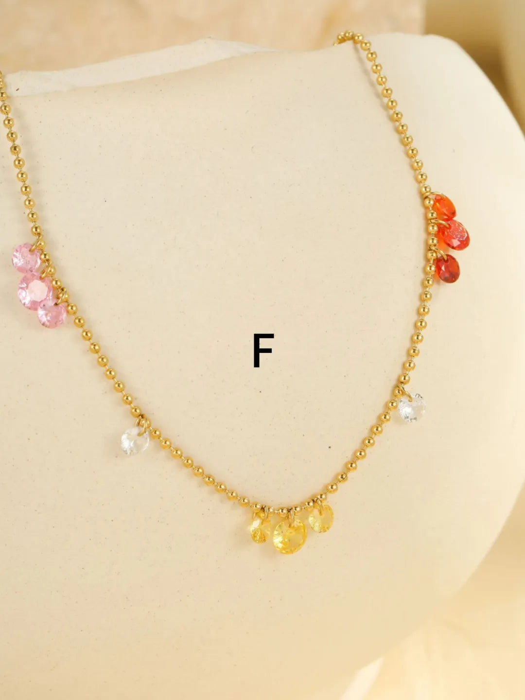 COLORFUL DIAMOND ANKLET