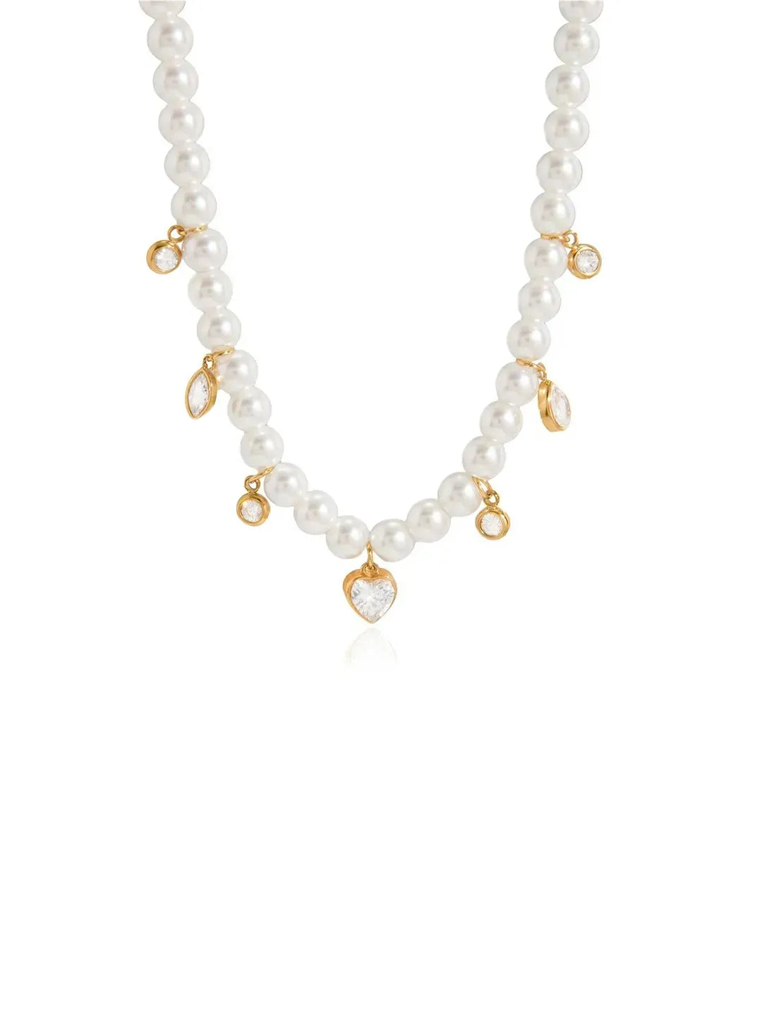 PEARL CZ NECKLACE