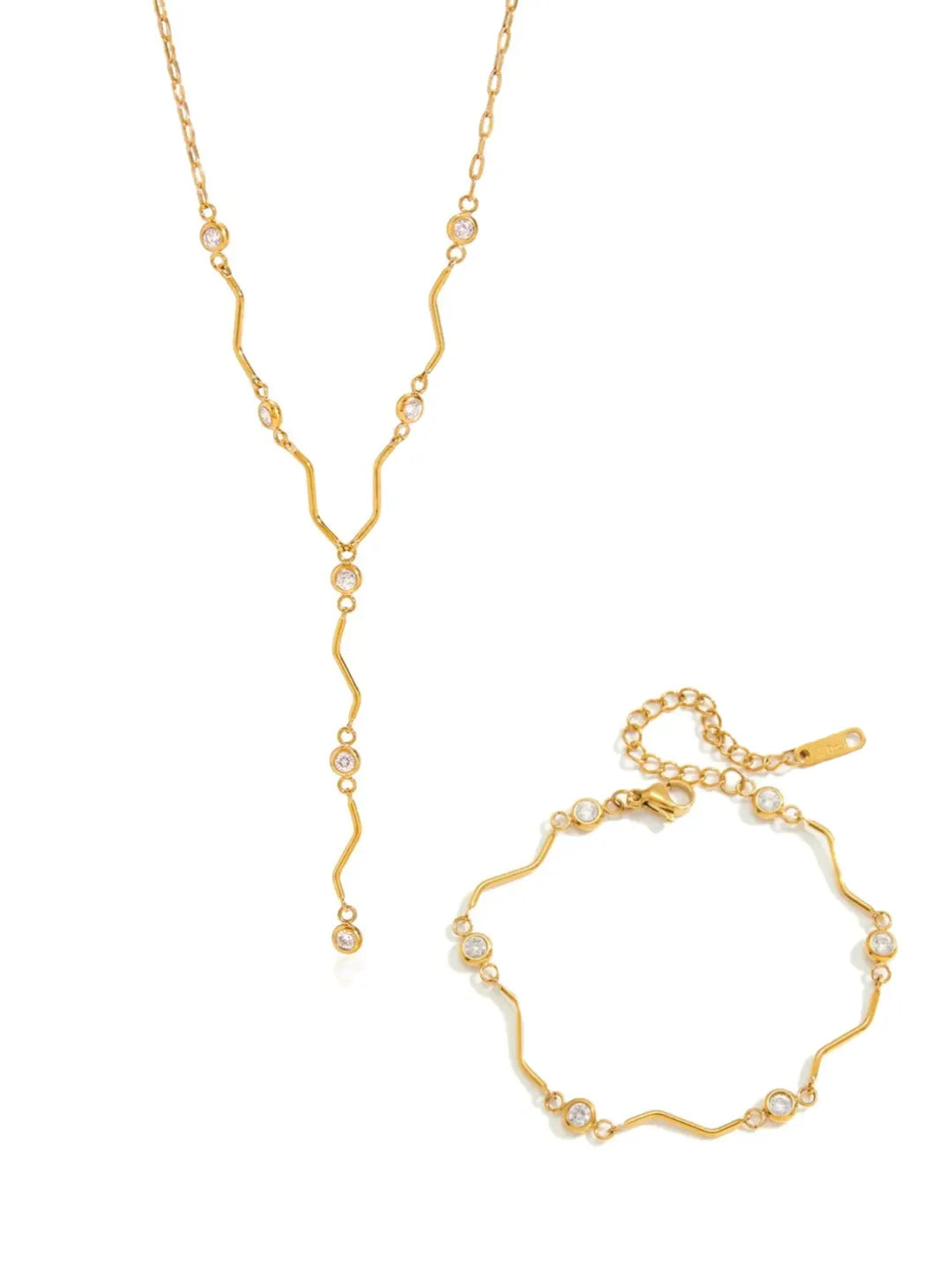 CZ Y NECKLACE