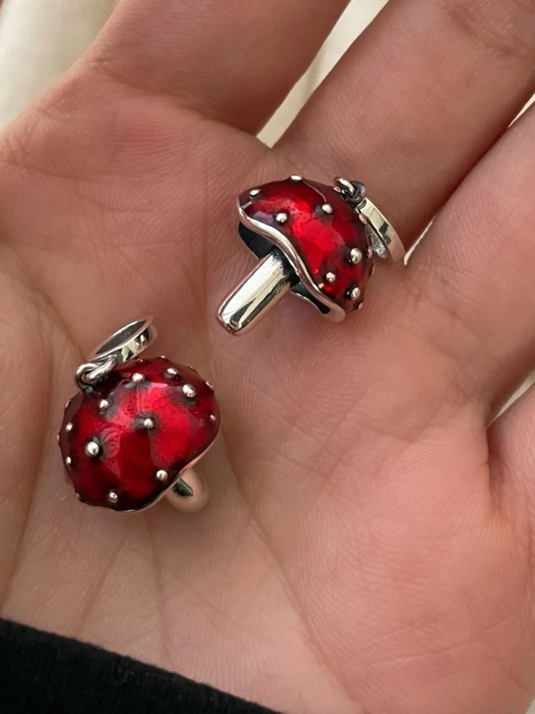 RED MUSHROOM PENDANT