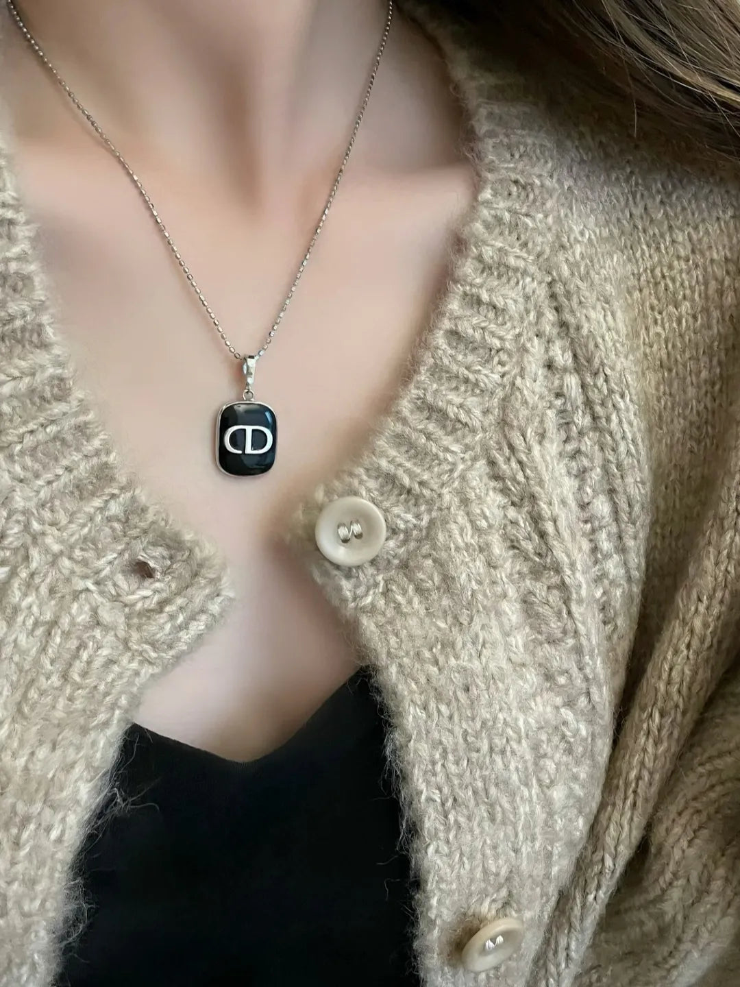 LETTER CD PENDANT