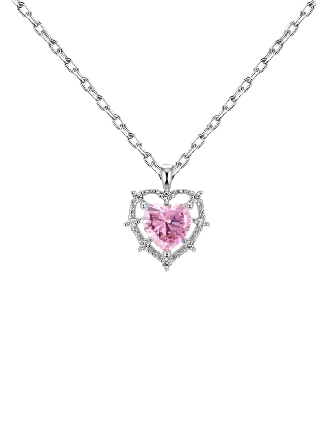 OPEN HEART CZ JEWELRY