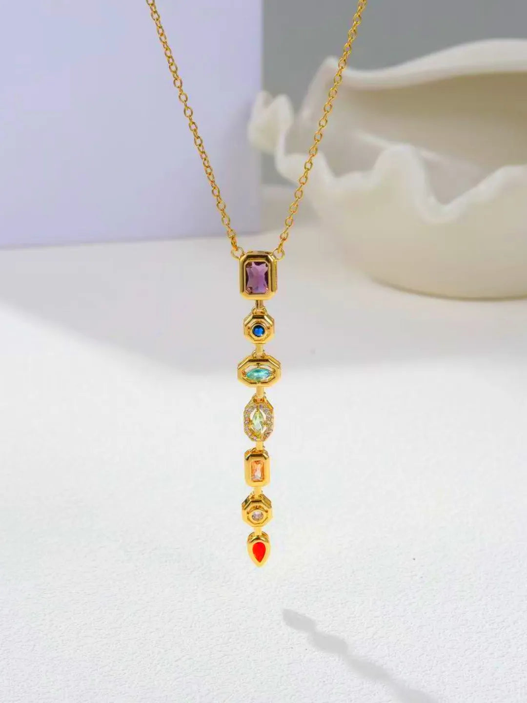 GEM BAR NECKLACE