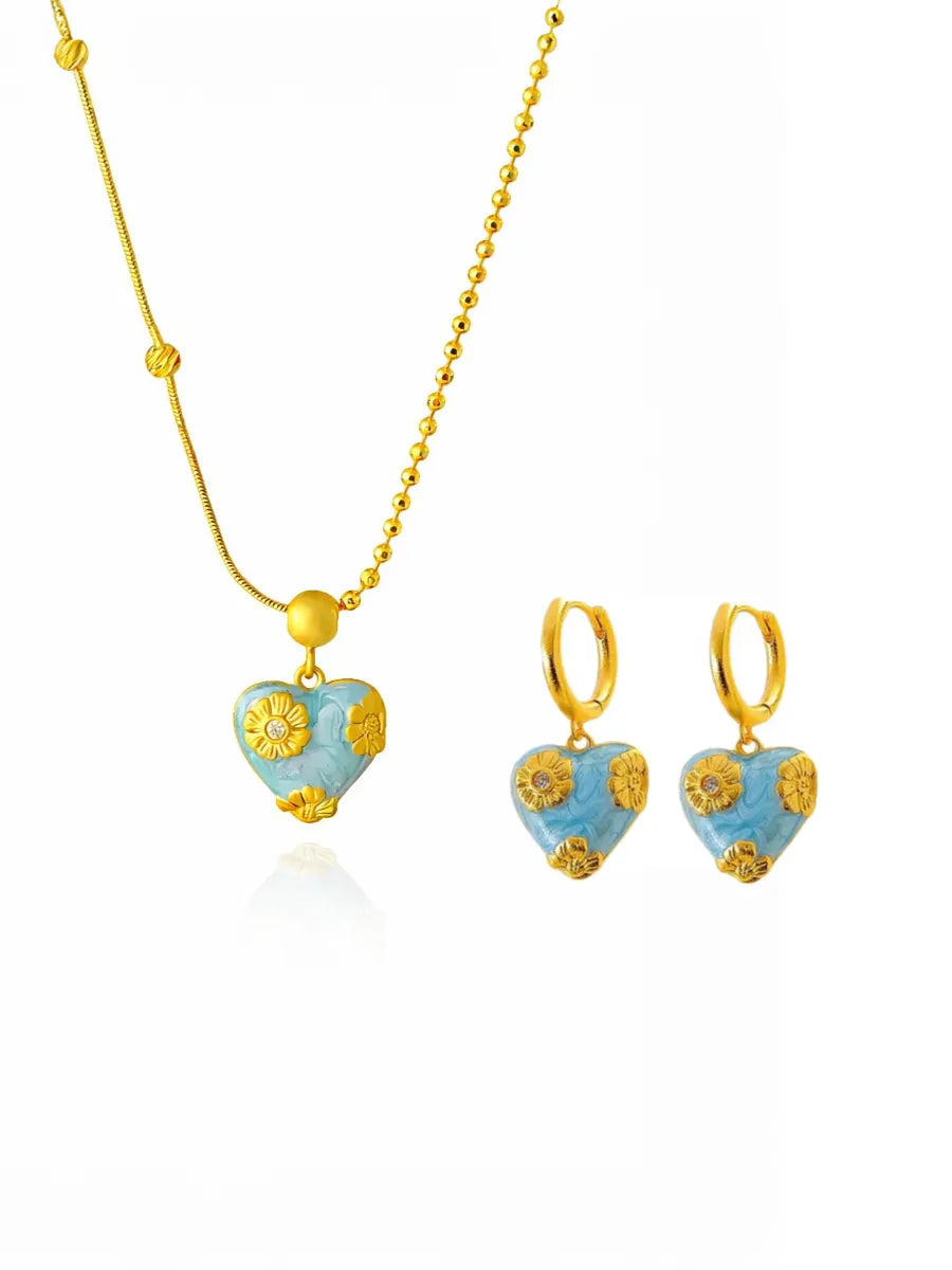 ENAMEL HEART SET