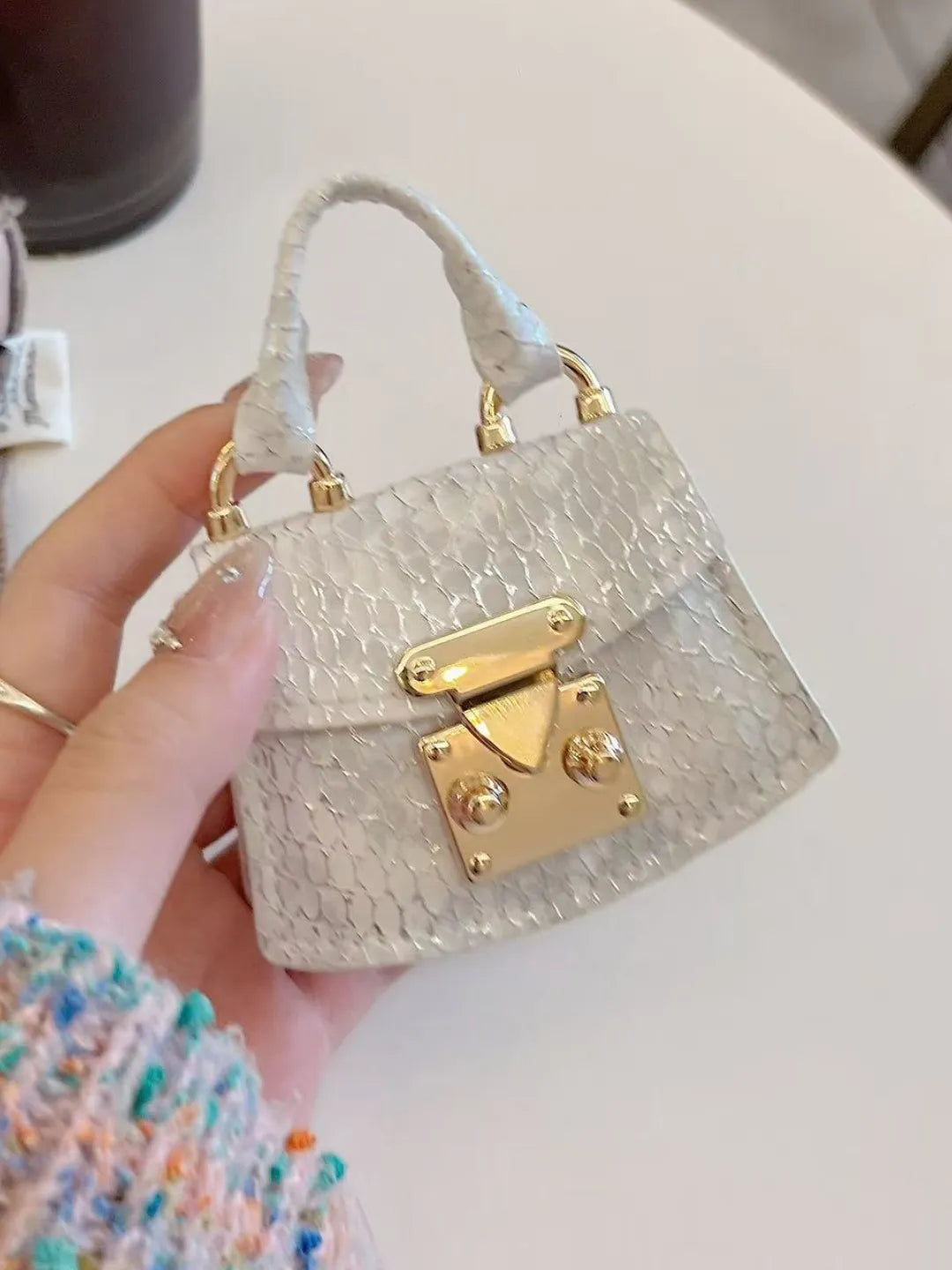 IVORY FAN MINI BAG