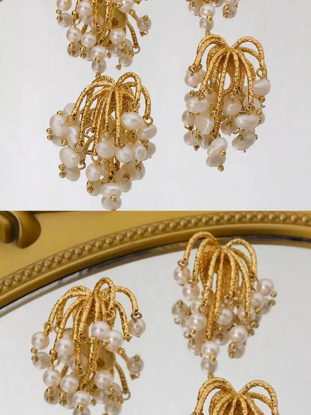 PEARL SPARKLER EARRINGS