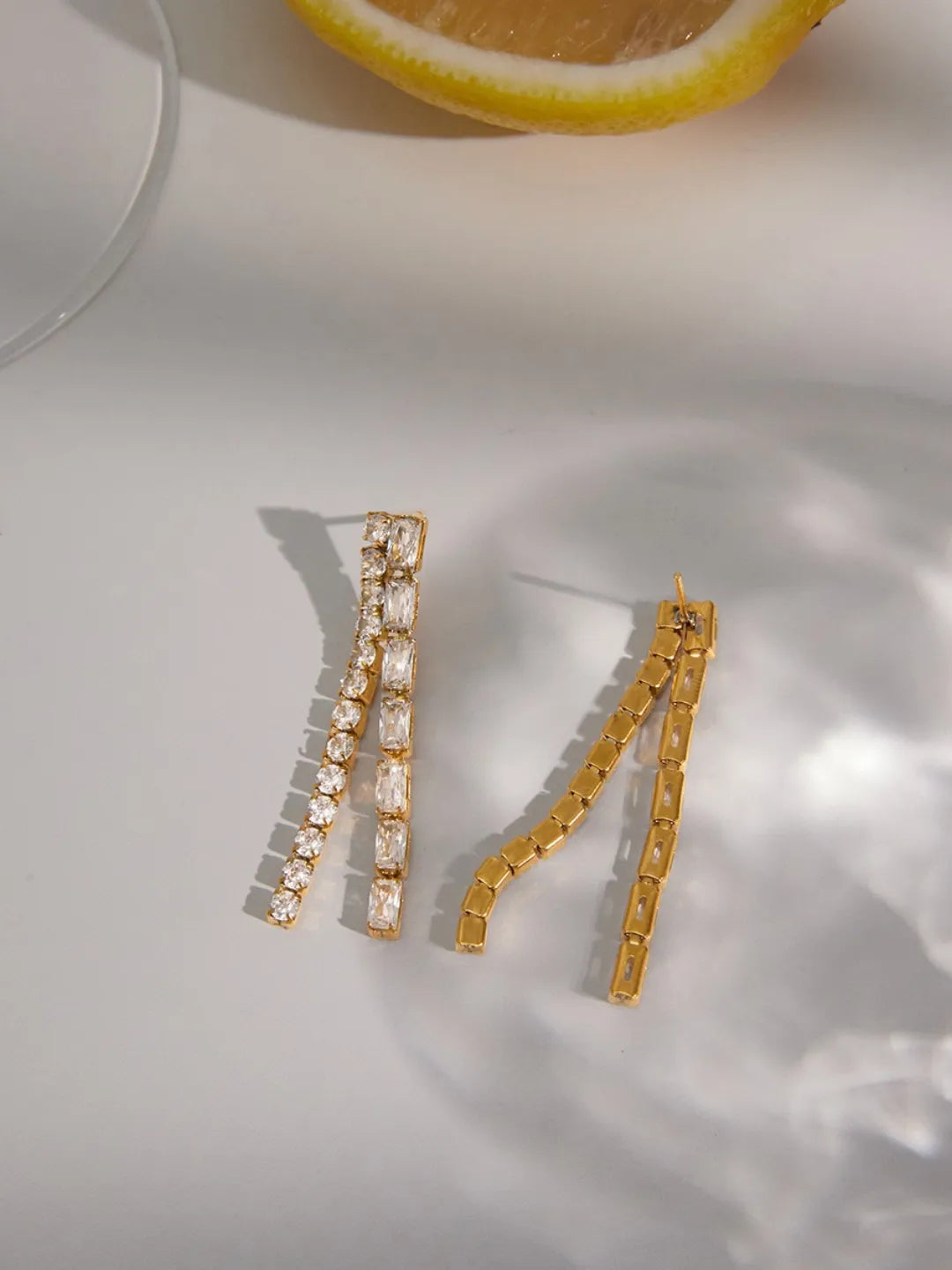 CZ STATEMENT EARRINGS