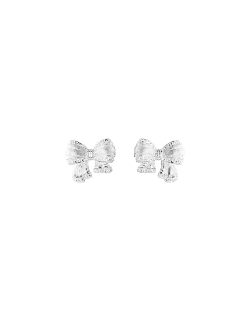 VELVET BOW EARRINGS