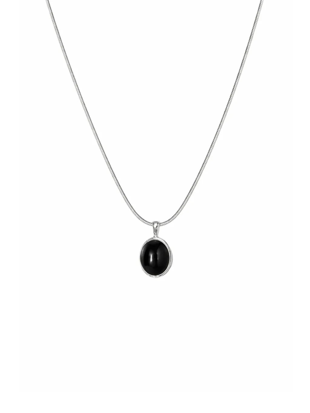 BLACK AGATE NECKLACE