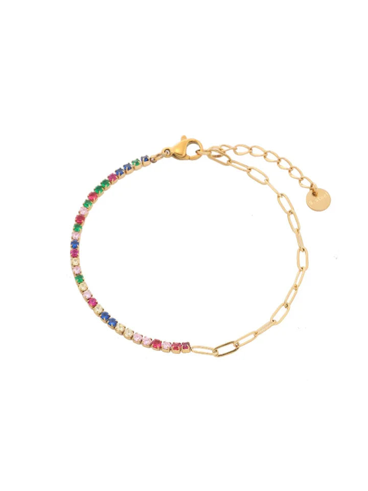 RAINBOW DIAMOND BRACELET