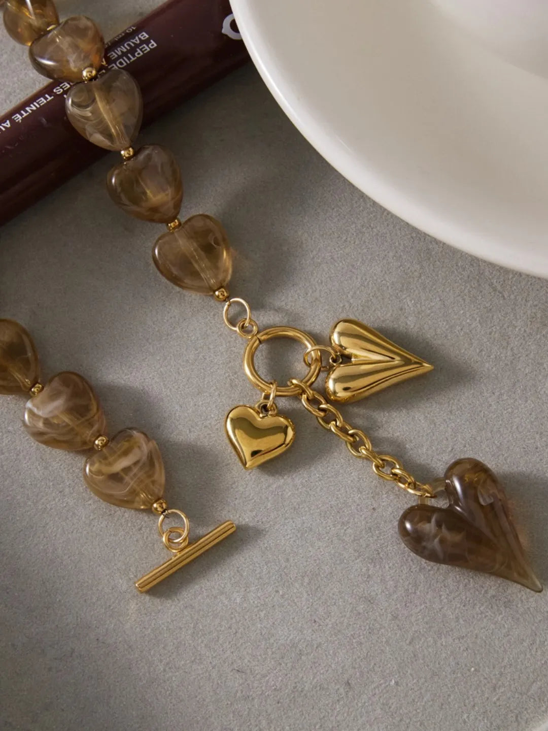 MOCHA CHARM NECKLACE