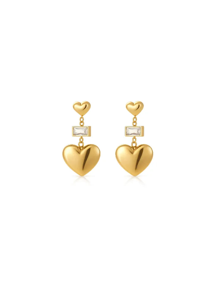HEART PENDANT EARRINGS