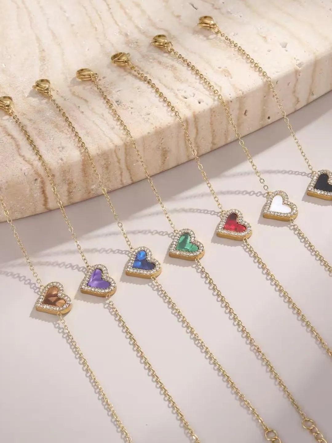 PAVE HEART BRACELET
